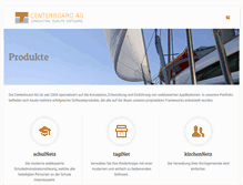 Tablet Screenshot of centerboard.ch